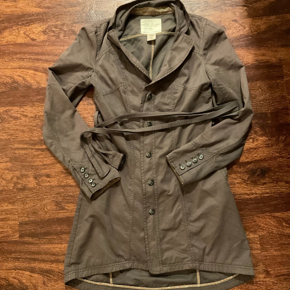 Free people trench coat
